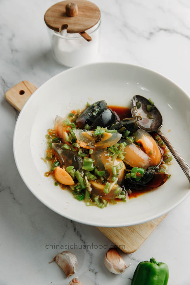 Century Egg Salad (Pidan Salad)