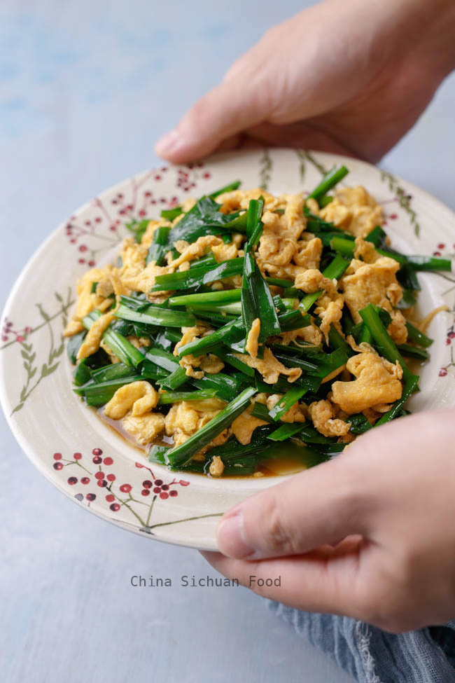 Chinese Chive and Egg Stir Fry