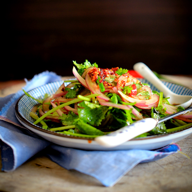Chinese Coriander Salad