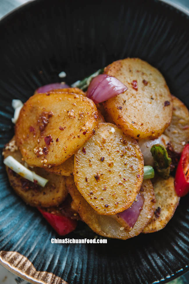 Sichuan Dry Fried Potato