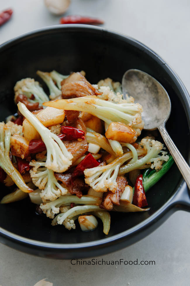 Sichuan Dry fried Cauliflower