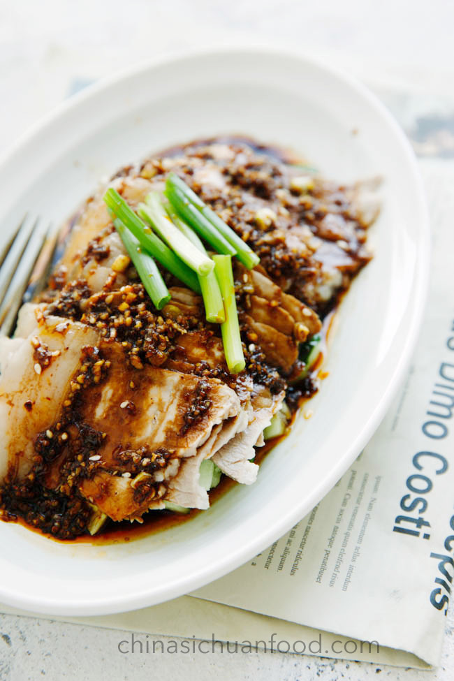 Sichuan Style Pork Slices in Garlic Sauce