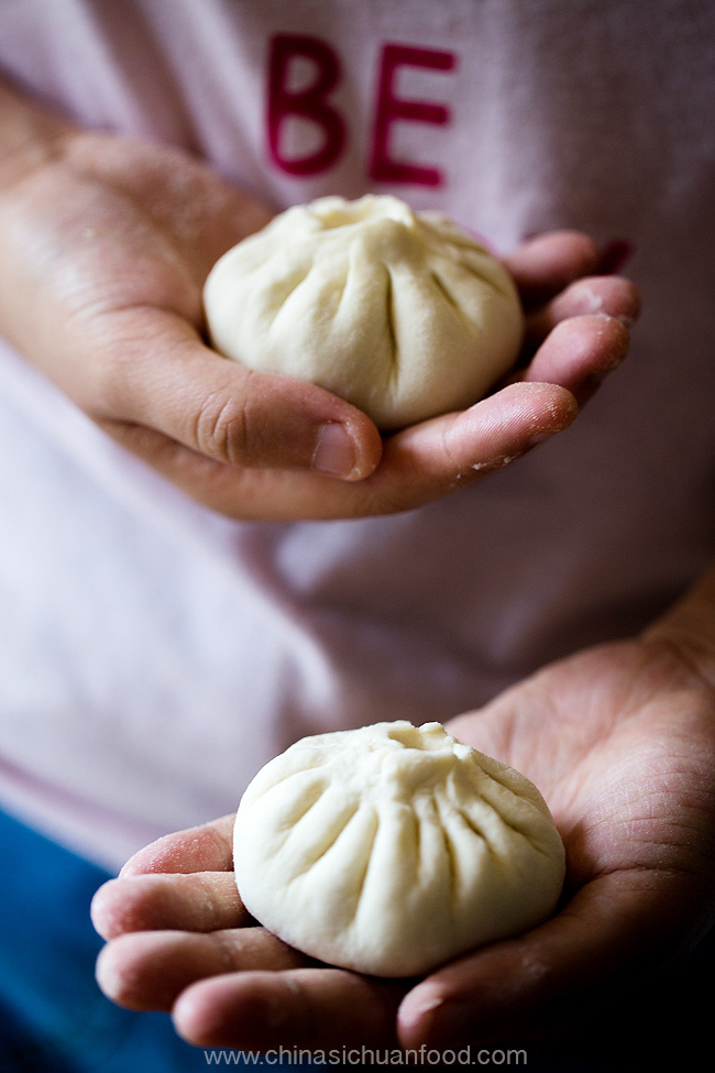 Vegetarian Steamed Buns (Baozi)