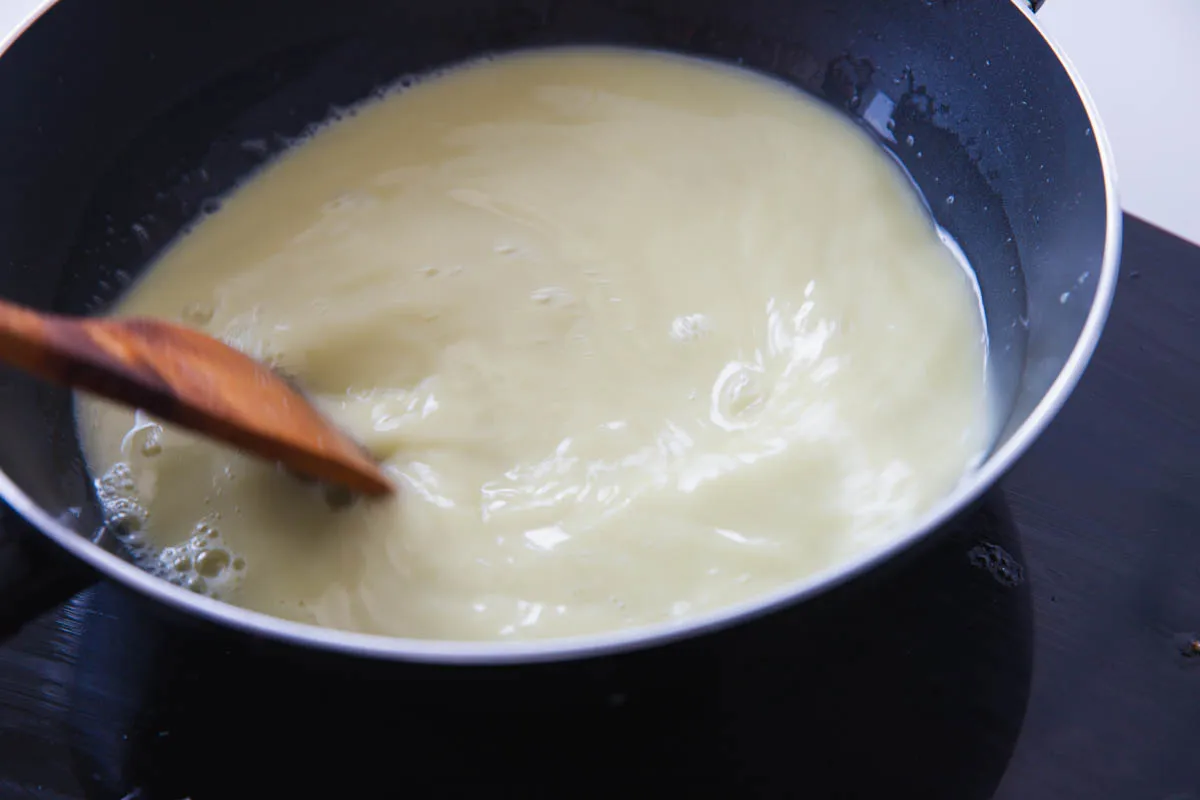 heat the mixture 