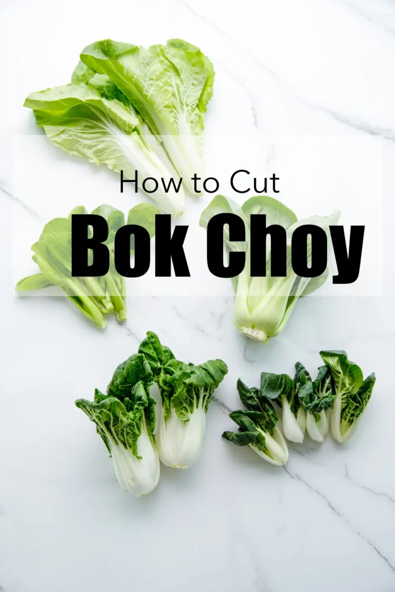 How to Cut Bok Choy