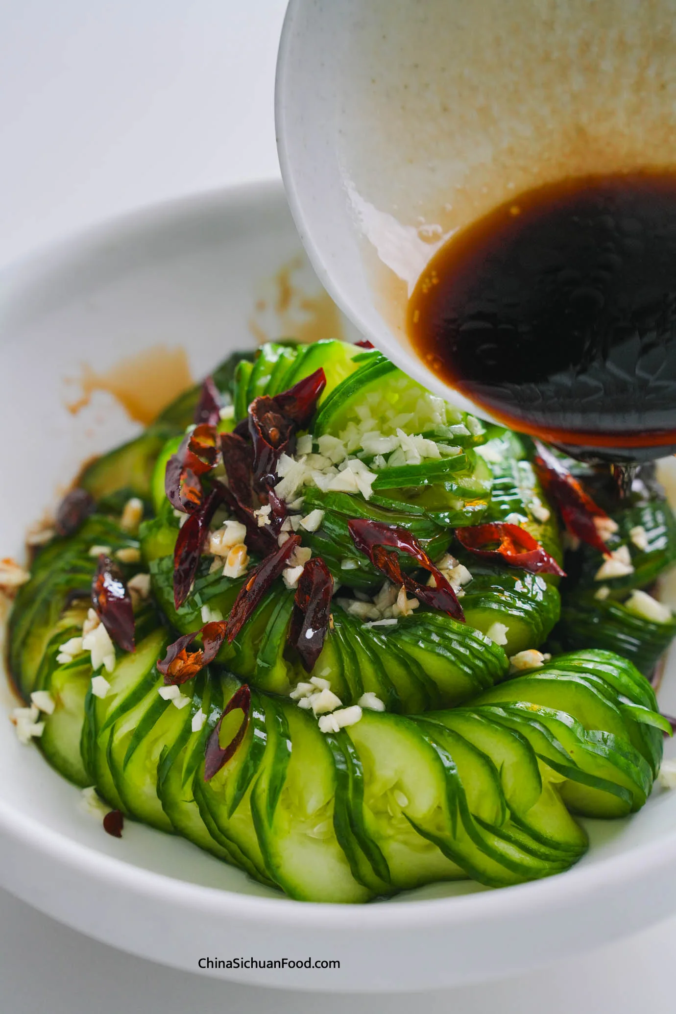 Asian Spicy Cucumber Salad | chinasichuanfood.com