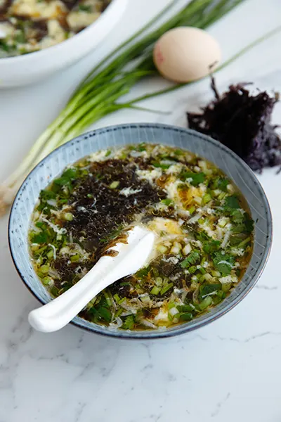 Seaweed Egg Drop Soup