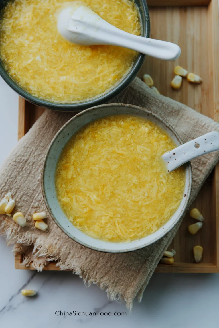 Corn Egg Drop Soup (Chinese Corn Soup)