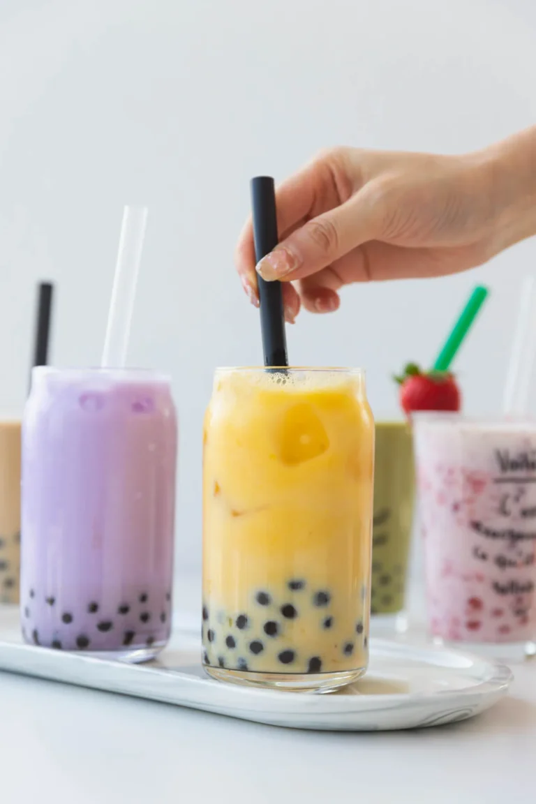 Mango Milk Tea- Mango Boba