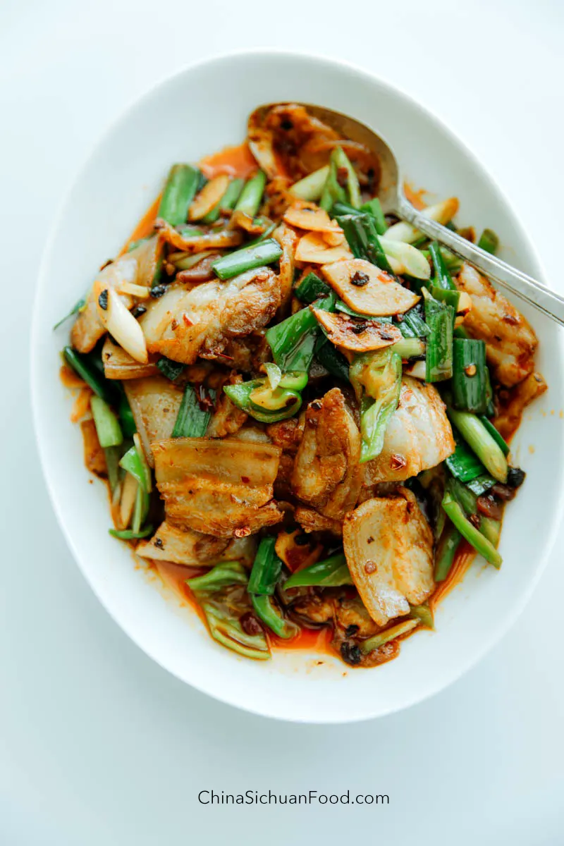 twice cooked pork Belly|chinasichuanfood.com